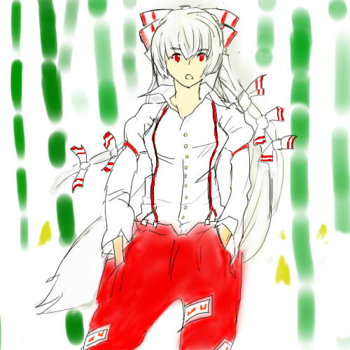 竹林にて