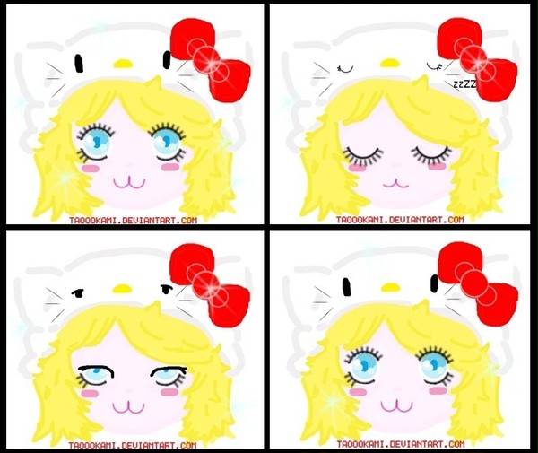hello kitty and ami