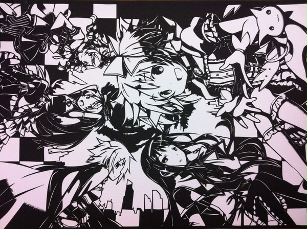 【魔法少女まどか☆マギカ】切り絵