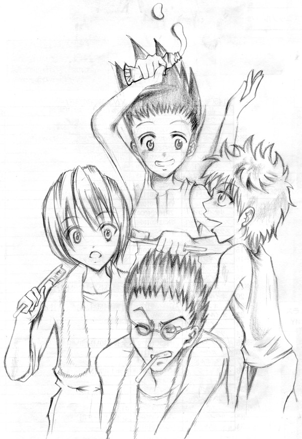 歯みがき…