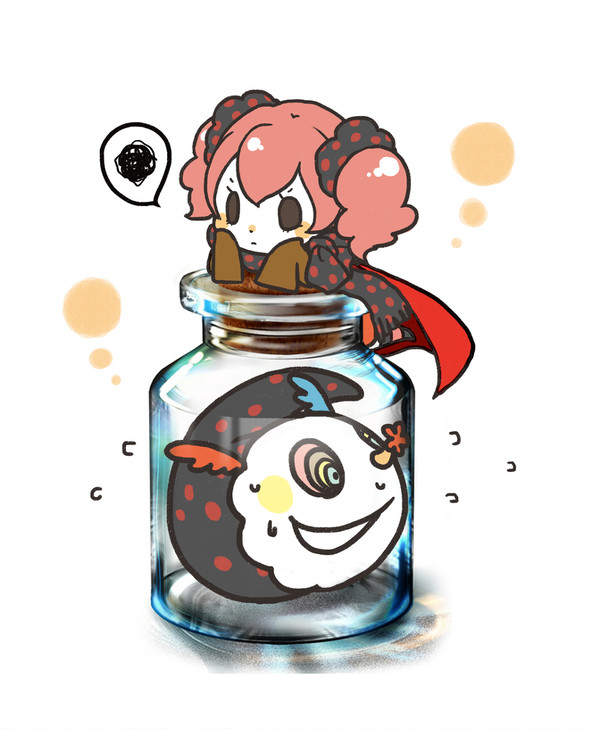 ご機嫌斜めのシャルちゃんが黒いの詰めてみた