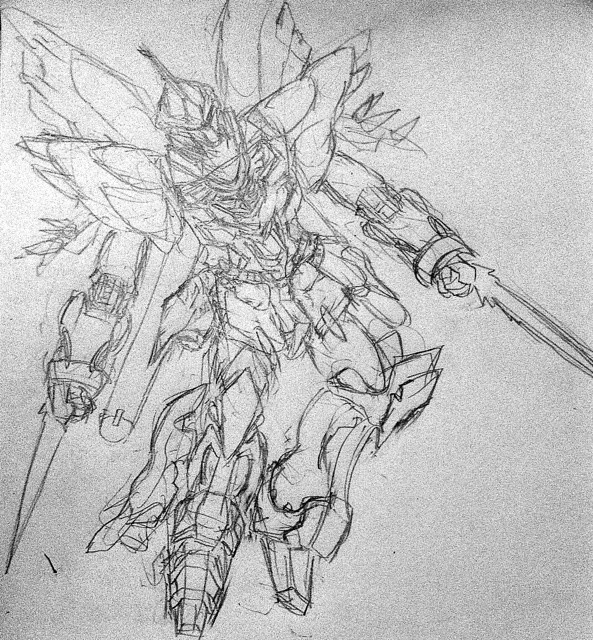 機動戦士ガンダムEXVS発売記念ラフ