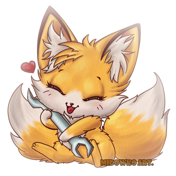 Zorrito Chibi tails