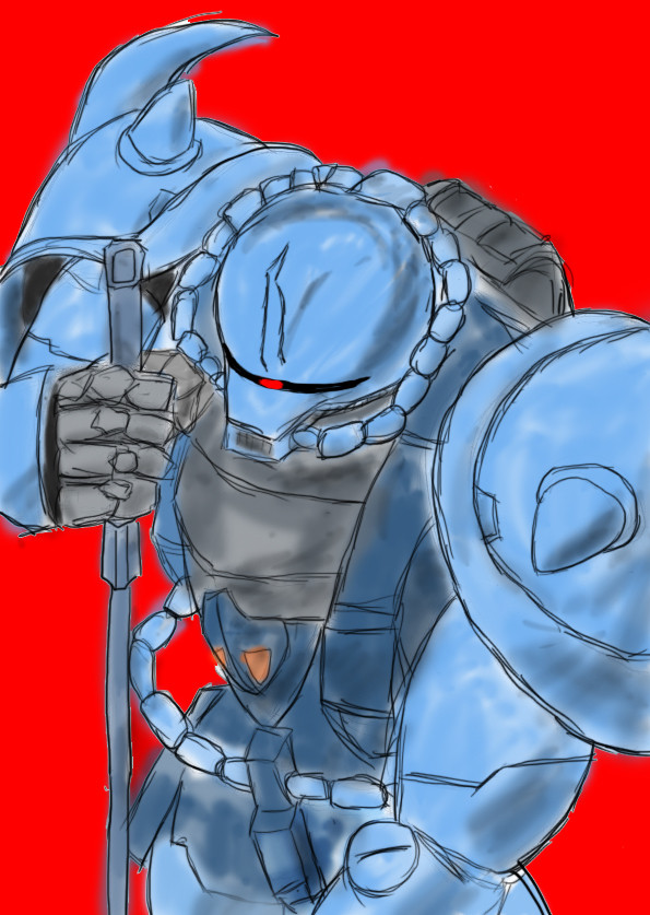 落書きグフ