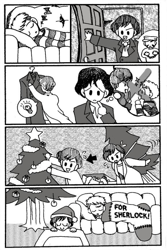 画力底辺な俺がクリスマスネタで殴り書き(修正）