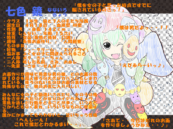 【絵師童学】七色 鏡【キャラシ】