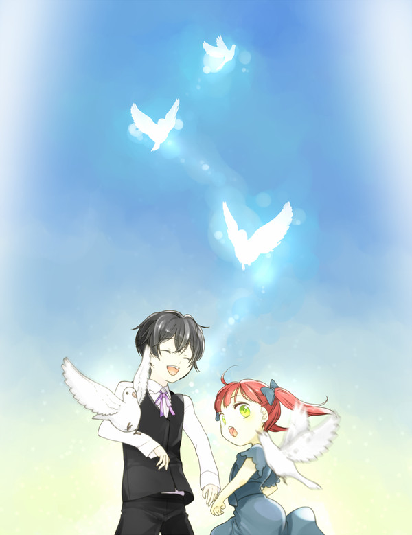 幼少と鳩