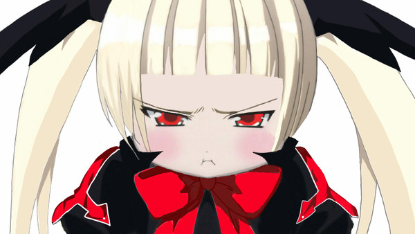ピーマンを顔に突きつけられて泣きそうになってる姫様