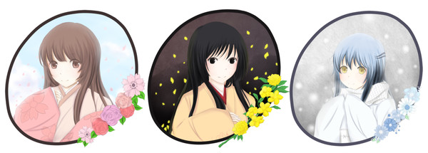 咲く花
