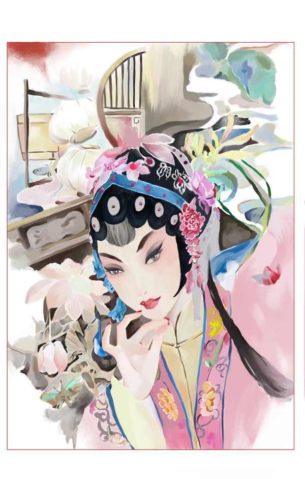 京剧花旦