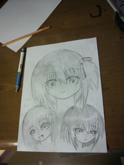 試し描き投稿