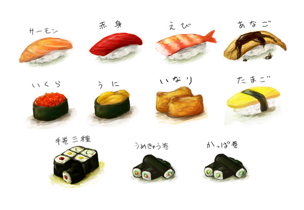 すし詰め合わせ
