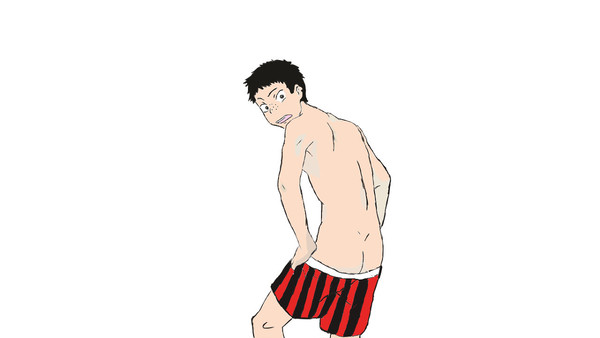 おお振り田島※パンツ一丁((
