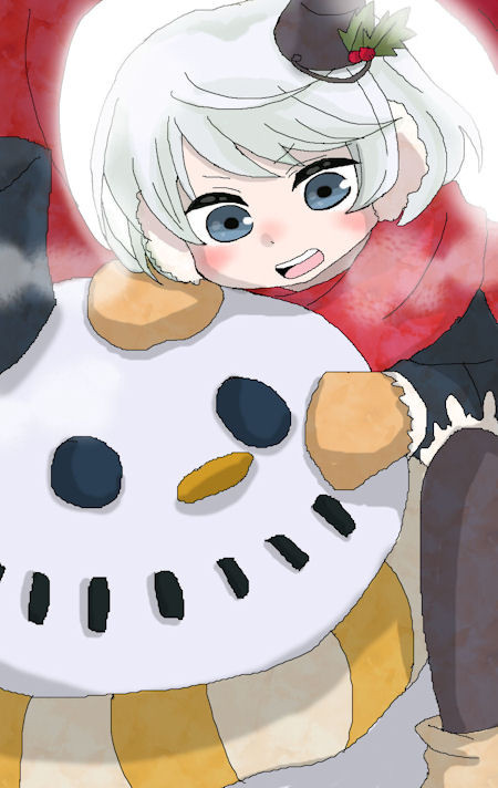 雪遊び