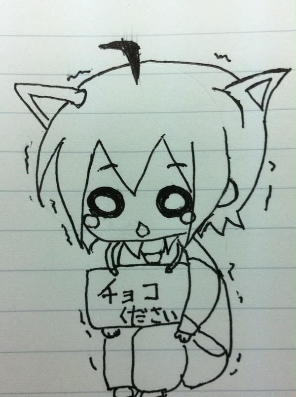 チョコください。