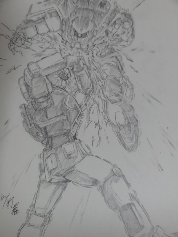 ガンダム大地に立つ【トレス】