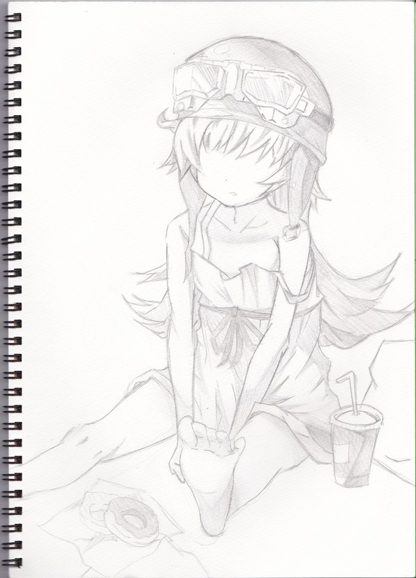 忍野忍　模写