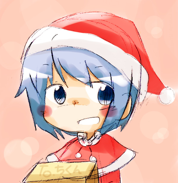サンタさんさやかちゃん落書き