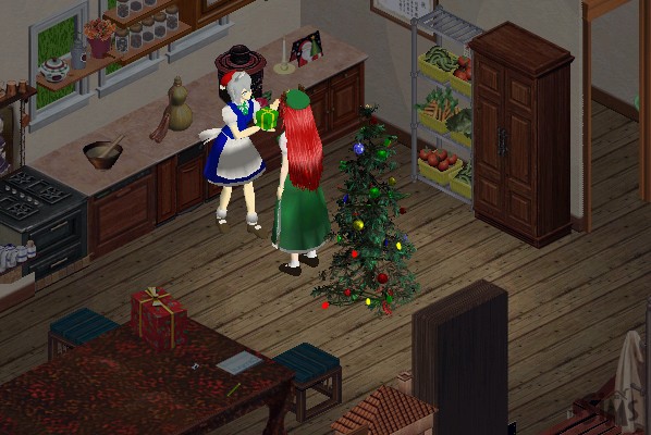 Merry christmas Sakuya & Meiling