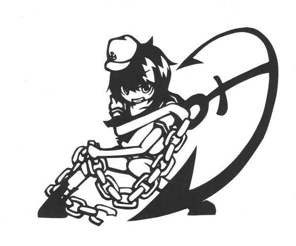 切り絵むらさ
