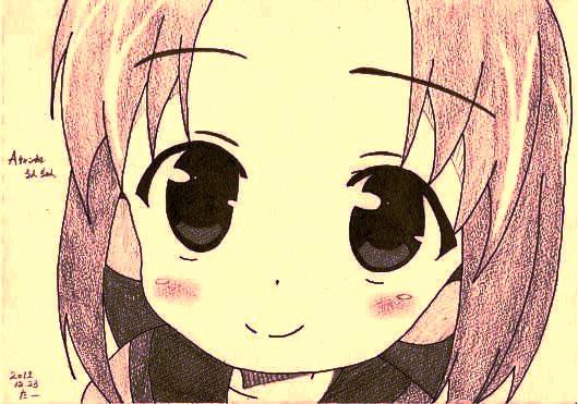 Aチャンネル 「おでこ・・可愛いねぇ」 るんちゃん