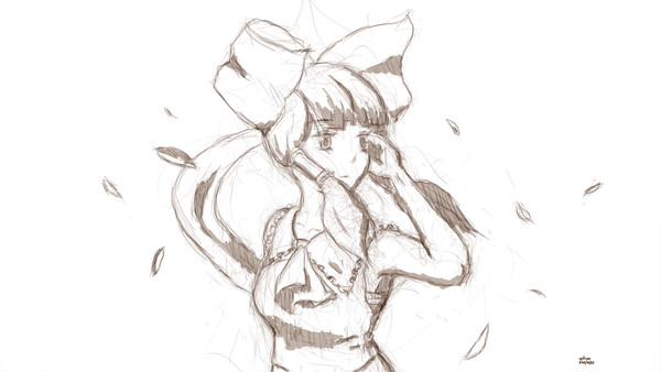 Reimu and the Wind