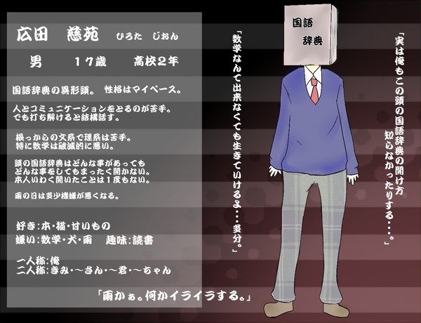 【絵師異形】広田　慈苑【キャラシ】