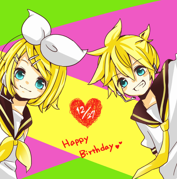鏡音はぴば!!おめでとー!!