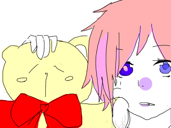 クマと　　　　マウス描き