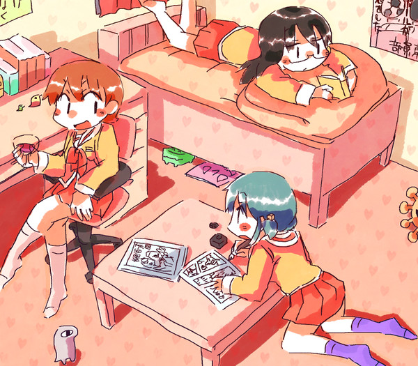 スチャラカ三人衆…と日常らくがき