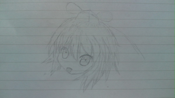 射命丸、落書き