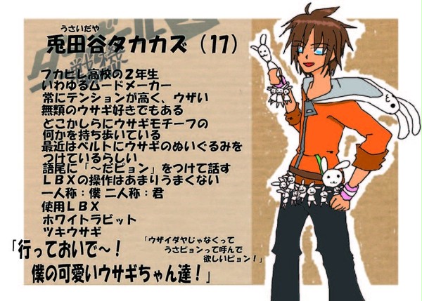テンション高いウザ男子ウサギ系