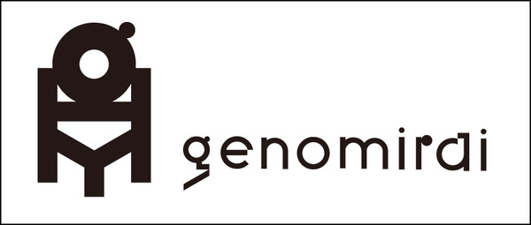 ジェノミライ研究所（genomirai）ロゴやっつけ版