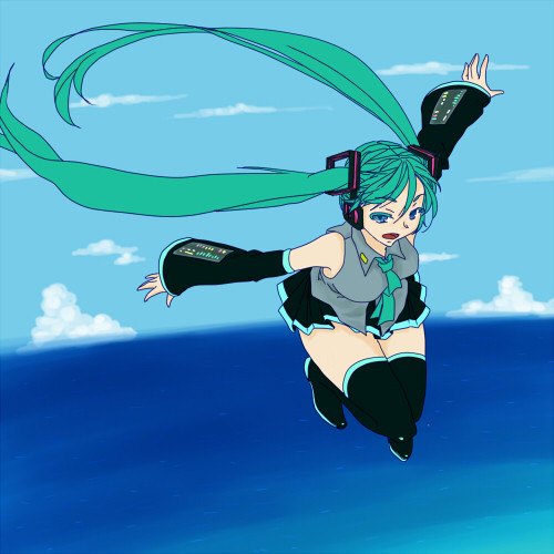 飛びミク