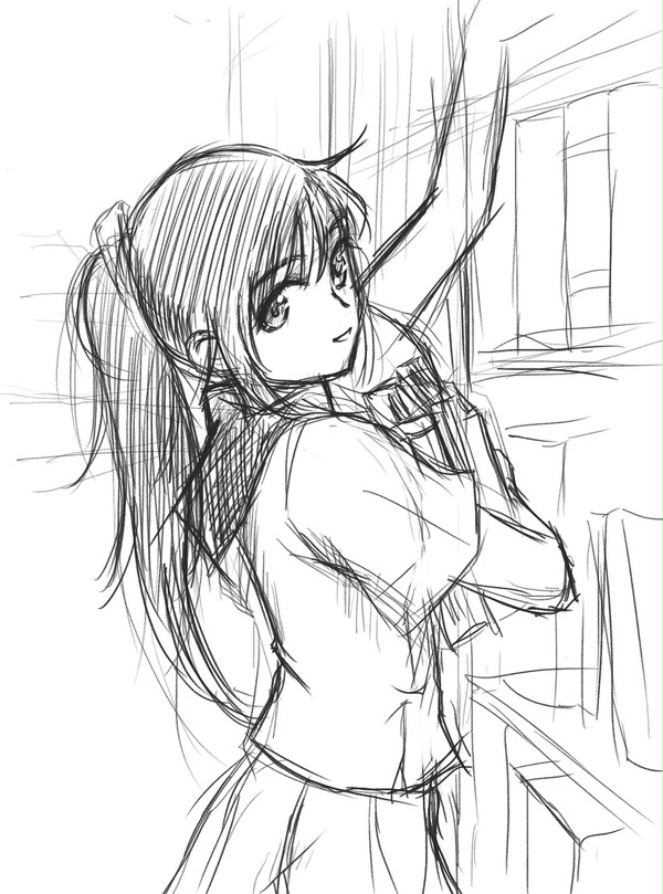 落書き　in図書館