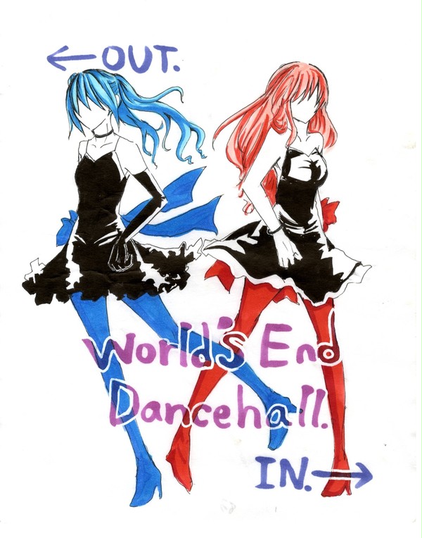 ワールズエンドダンスホール描いてみた。