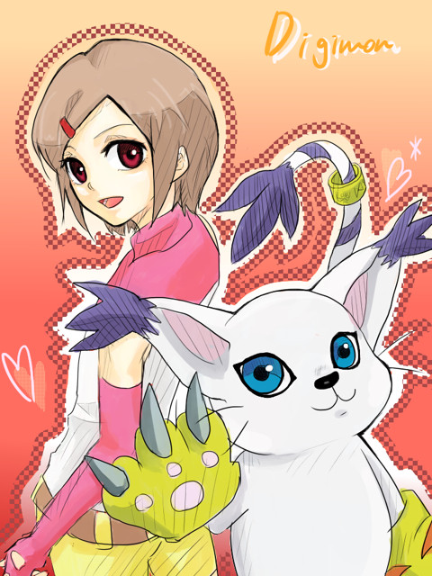 ヒカリ&テイルモン