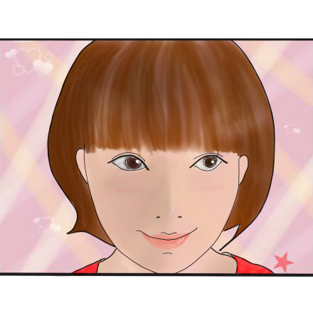 初めて描いた女性♪