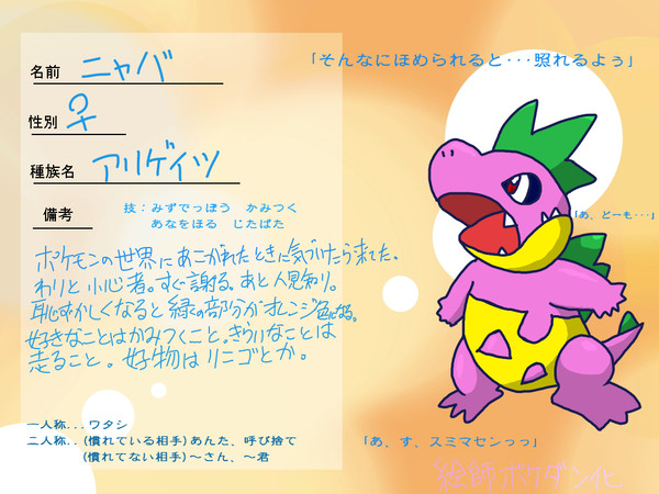 【絵師ぽけだん化】ニャバ【キャラシ】