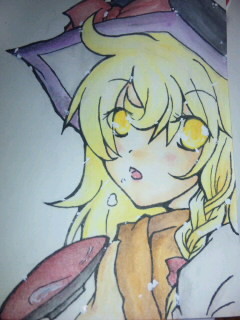 ２０１２年年賀状 東方 魔理沙