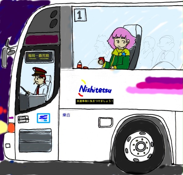 帰り道のバス