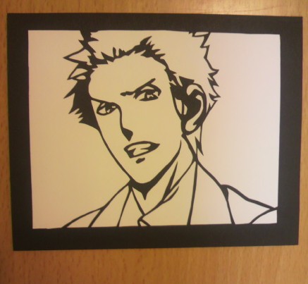 【切り絵】日向先生【カッティング】