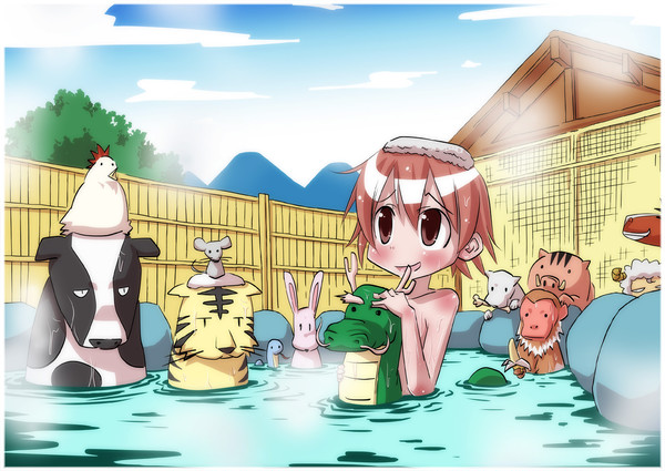 温泉少女