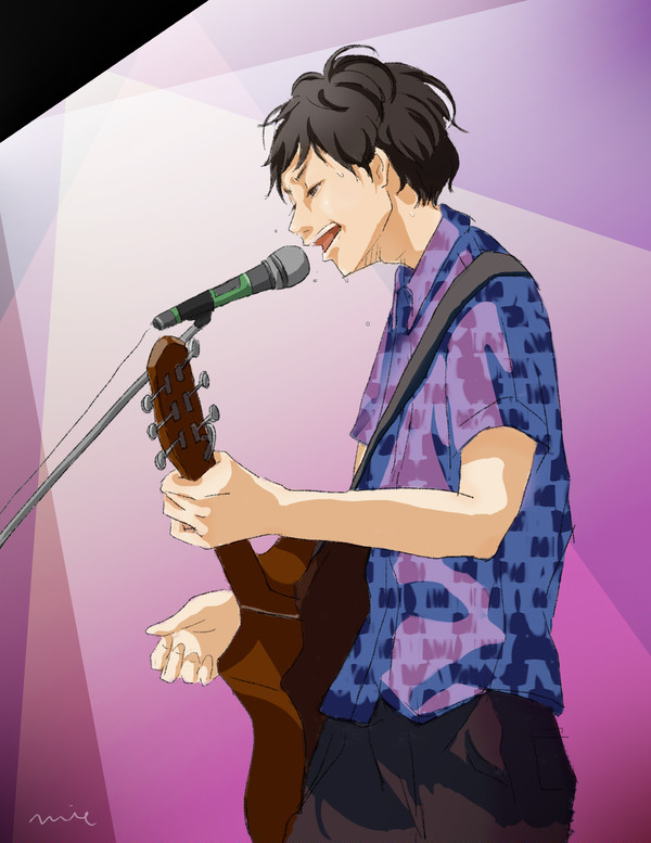 ギター男子