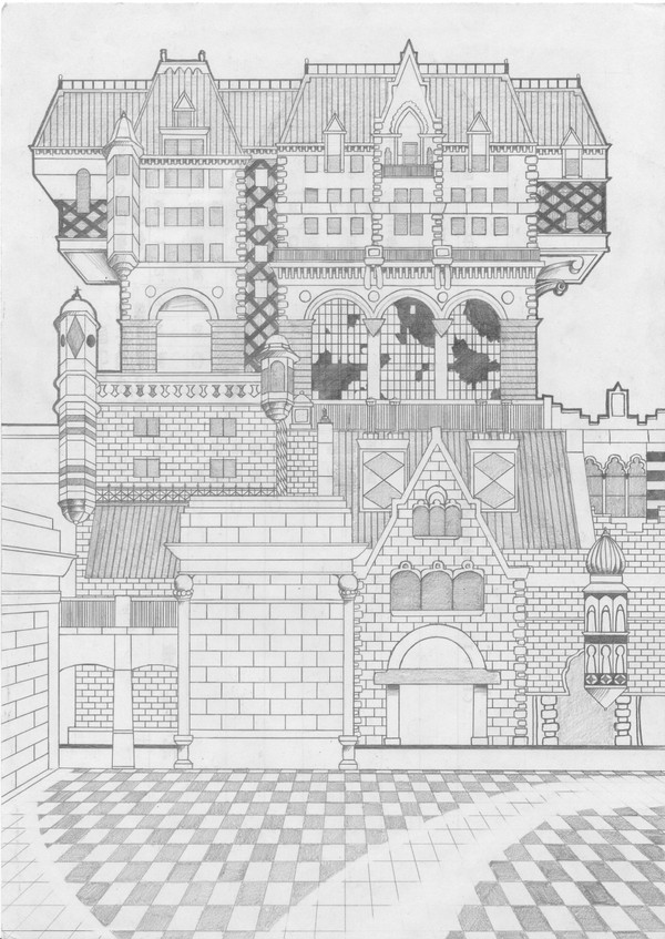 建物。