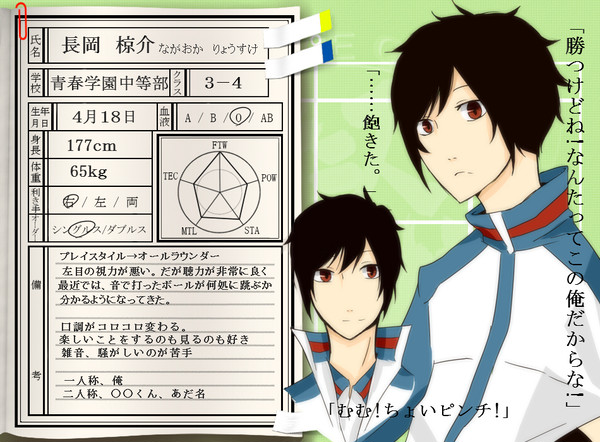 【ピクテニ】長岡　椋介【キャラシ】