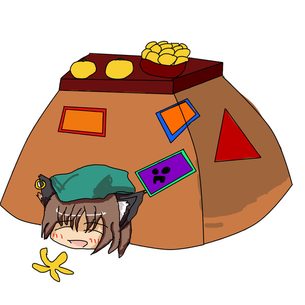 コタツでぬくぬく