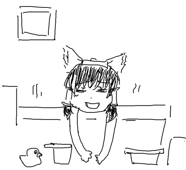 にゅーよくれいむ