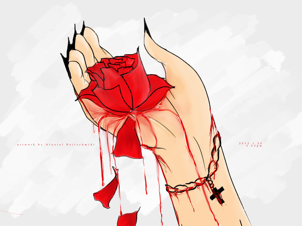 if the blood wants to fall...