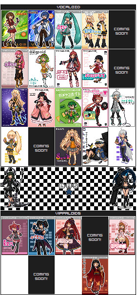 Vocaloid sprites